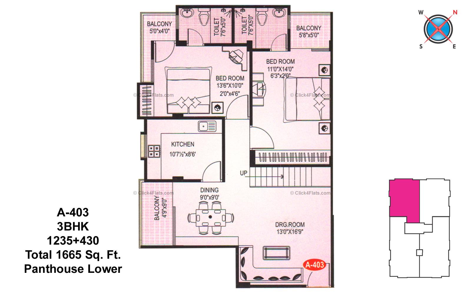 Harsukh Akshita 3 BHK 