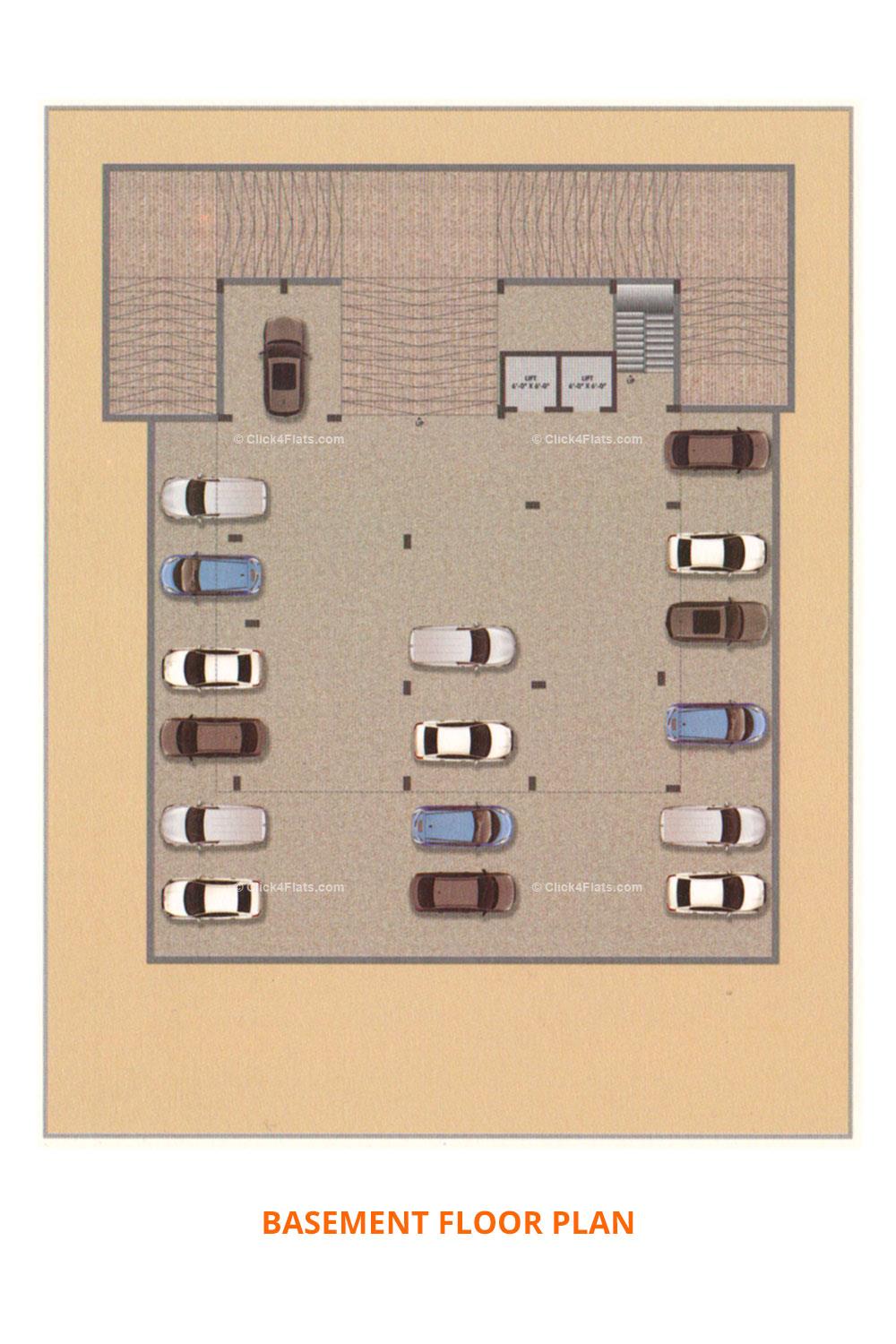 Govindam Pearl Legacy Basement Floor Plan