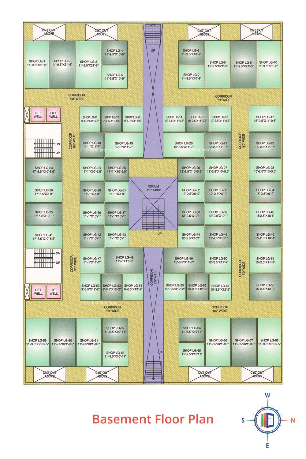 Heavens Garden Basement Floor Plan