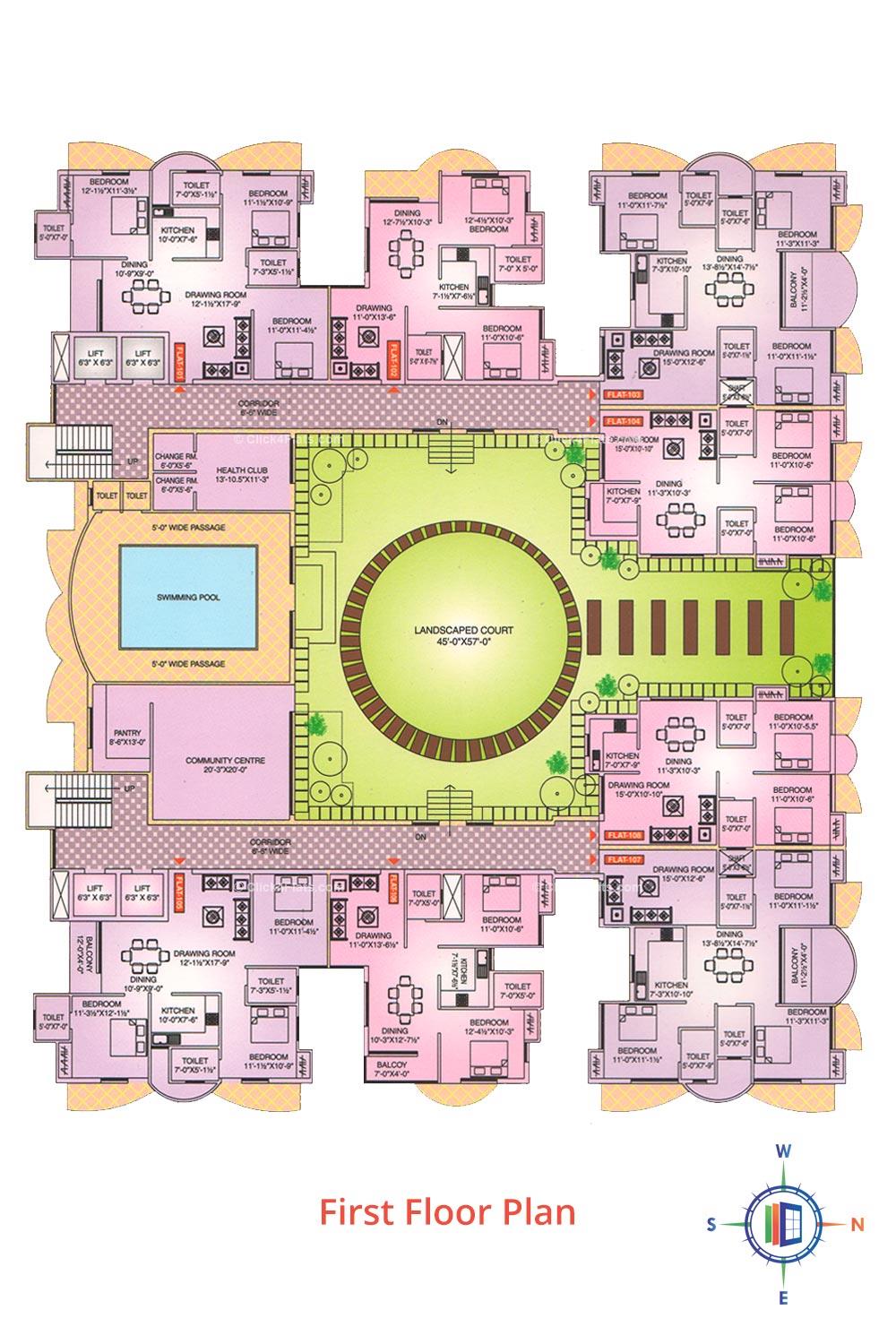 Heavens Garden First Floor Plan