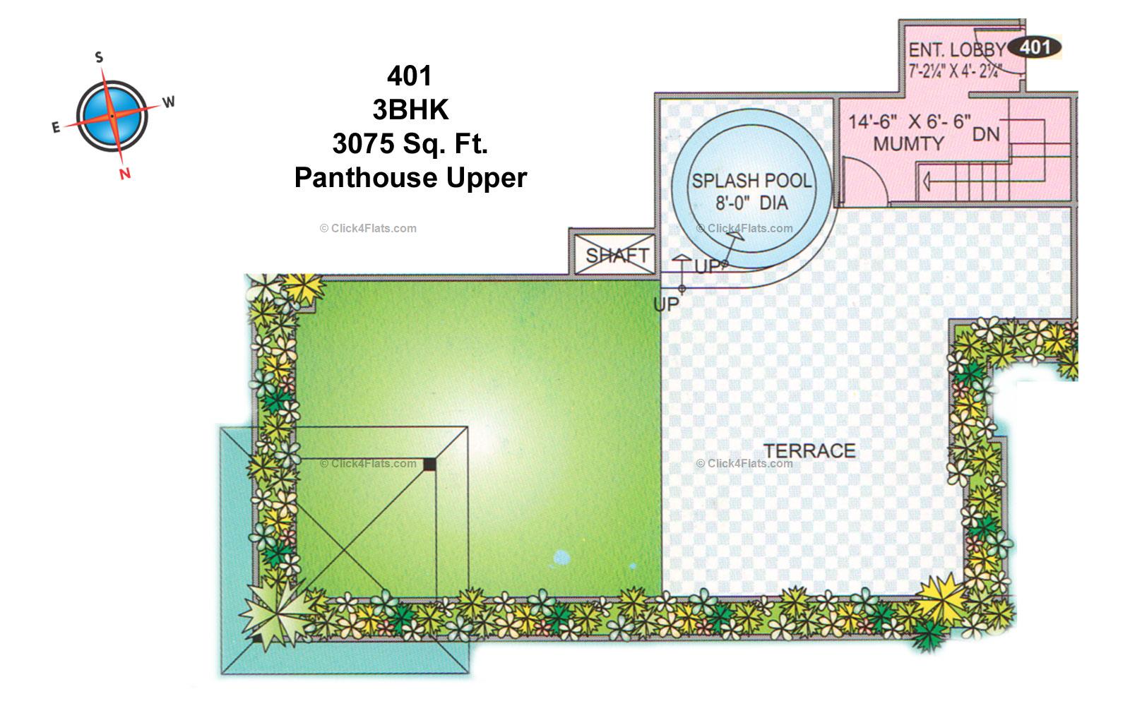 Paradise Regency 3 BHK 