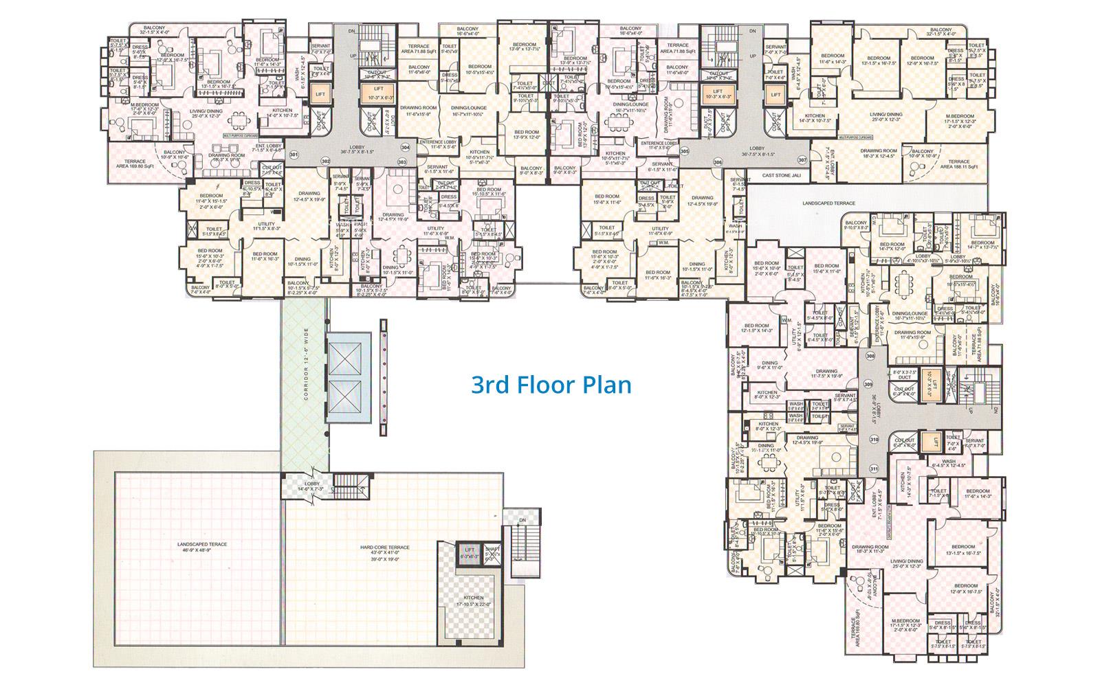 City Pulse Third Floor Plan