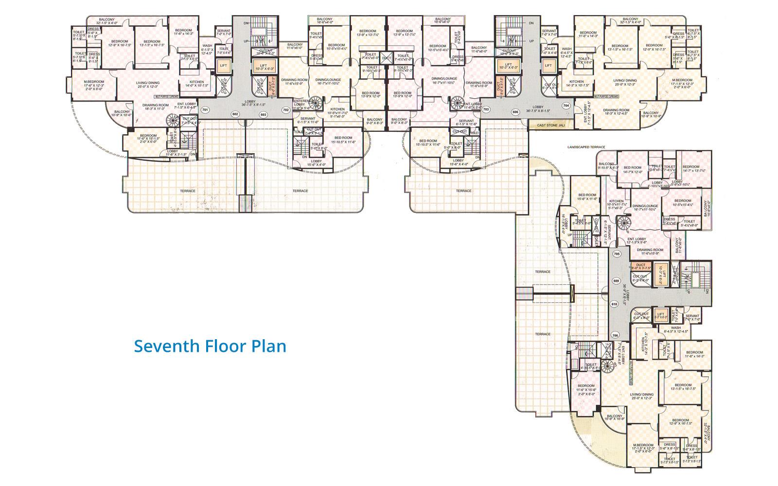 City Pulse Seventh Floor Plan