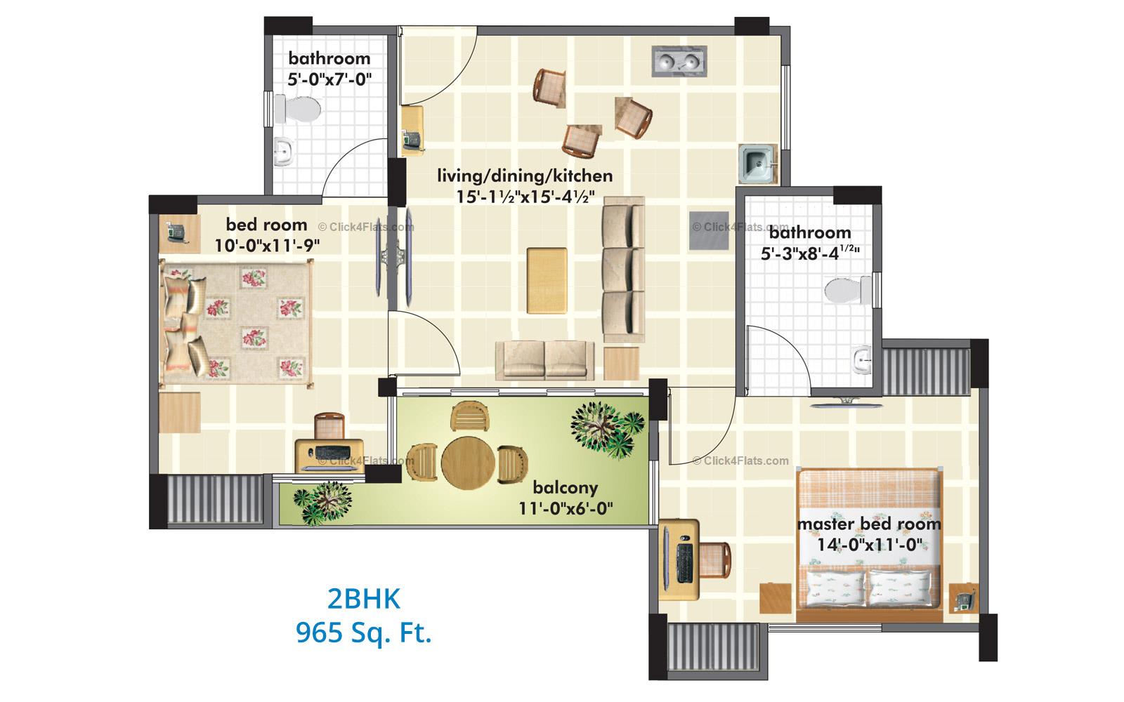 Harbinger Heights 2 BHK 