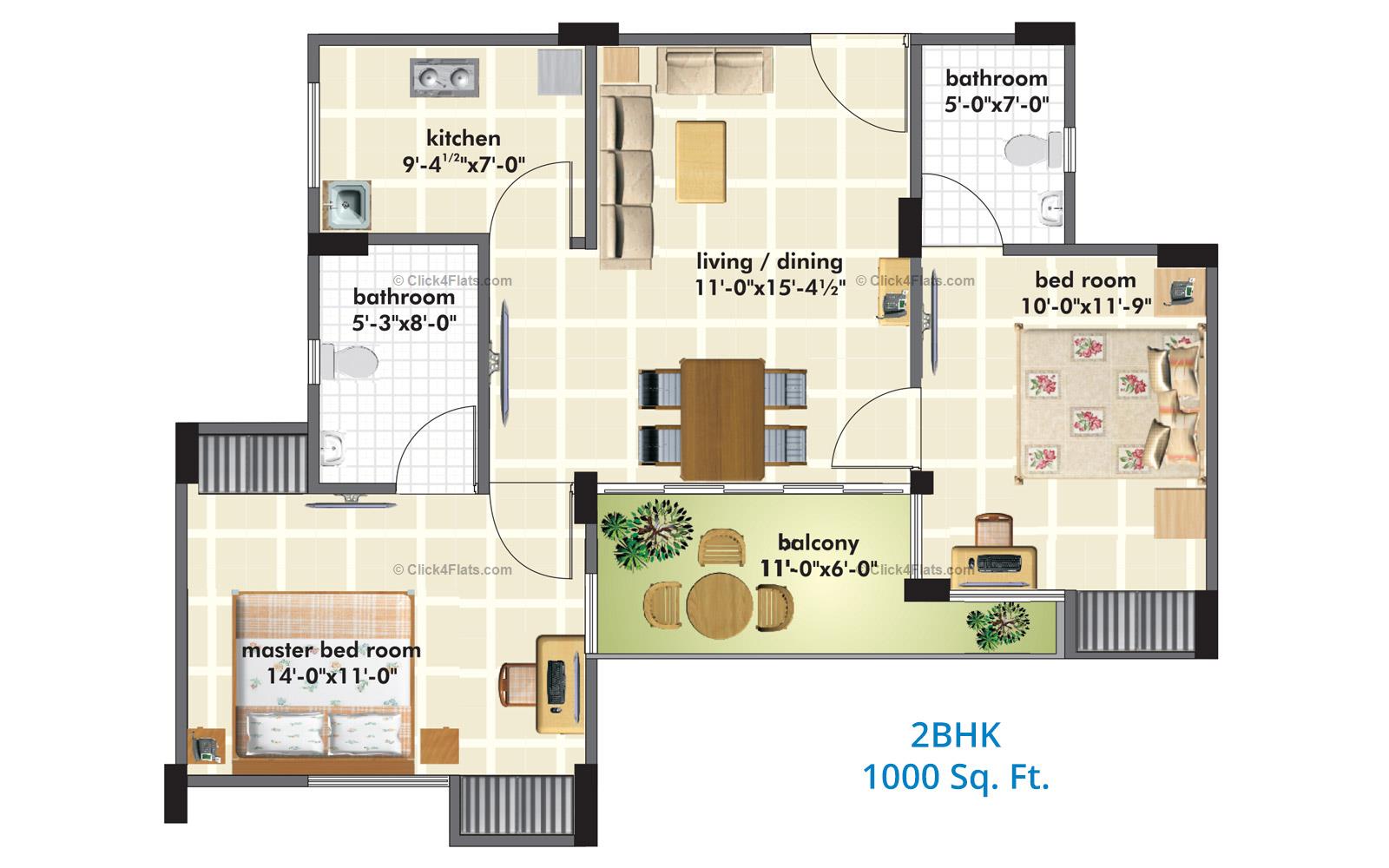 Harbinger Heights 2 BHK 