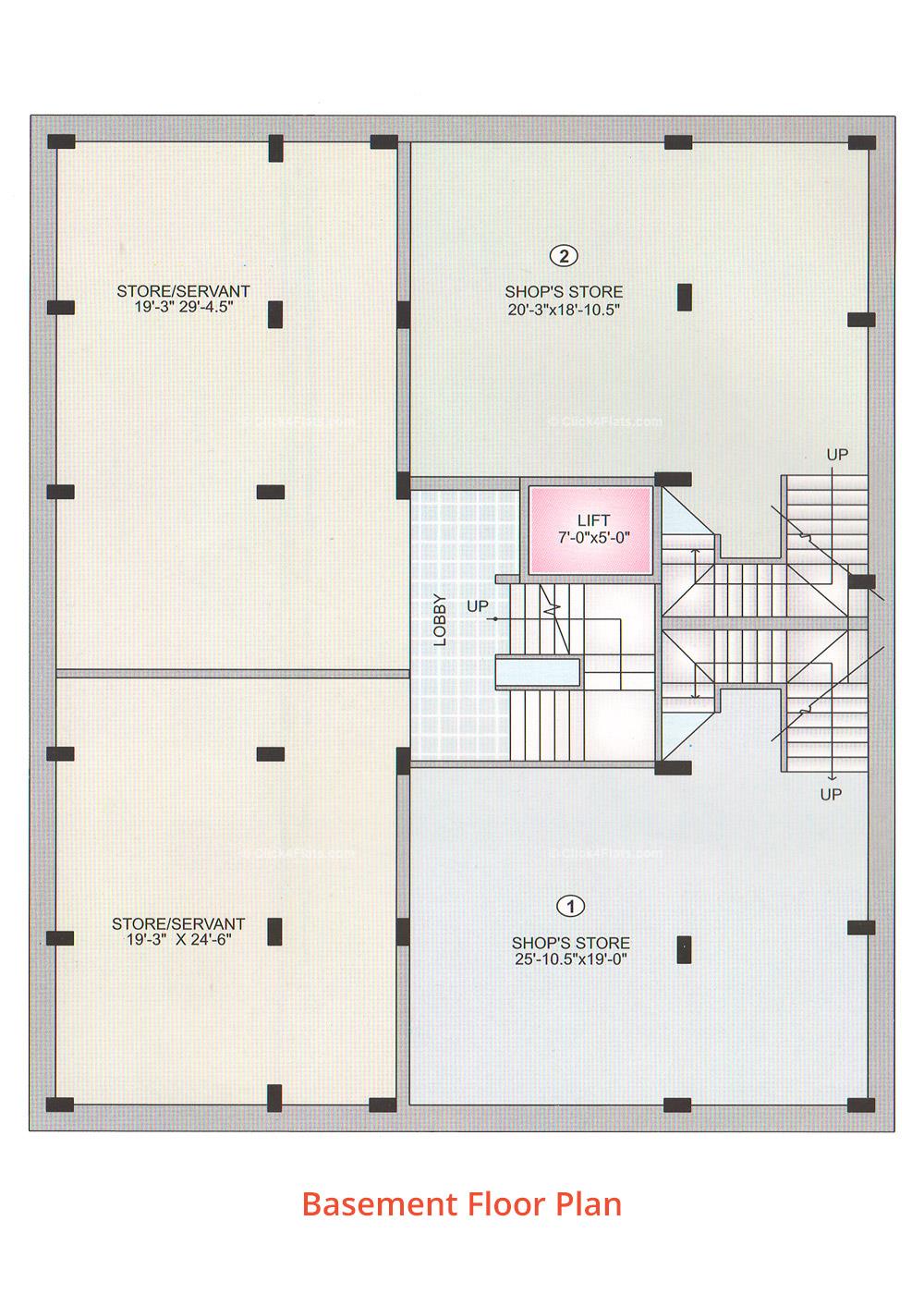 Kartar Shanti Villa Basement Plan