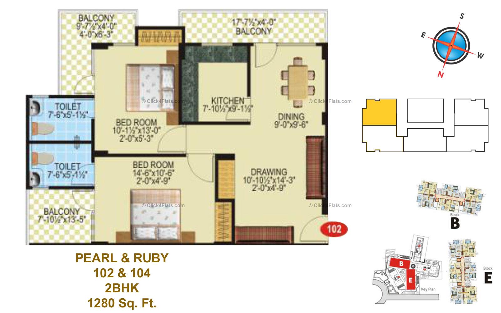 SDC Green Park 2 BHK 