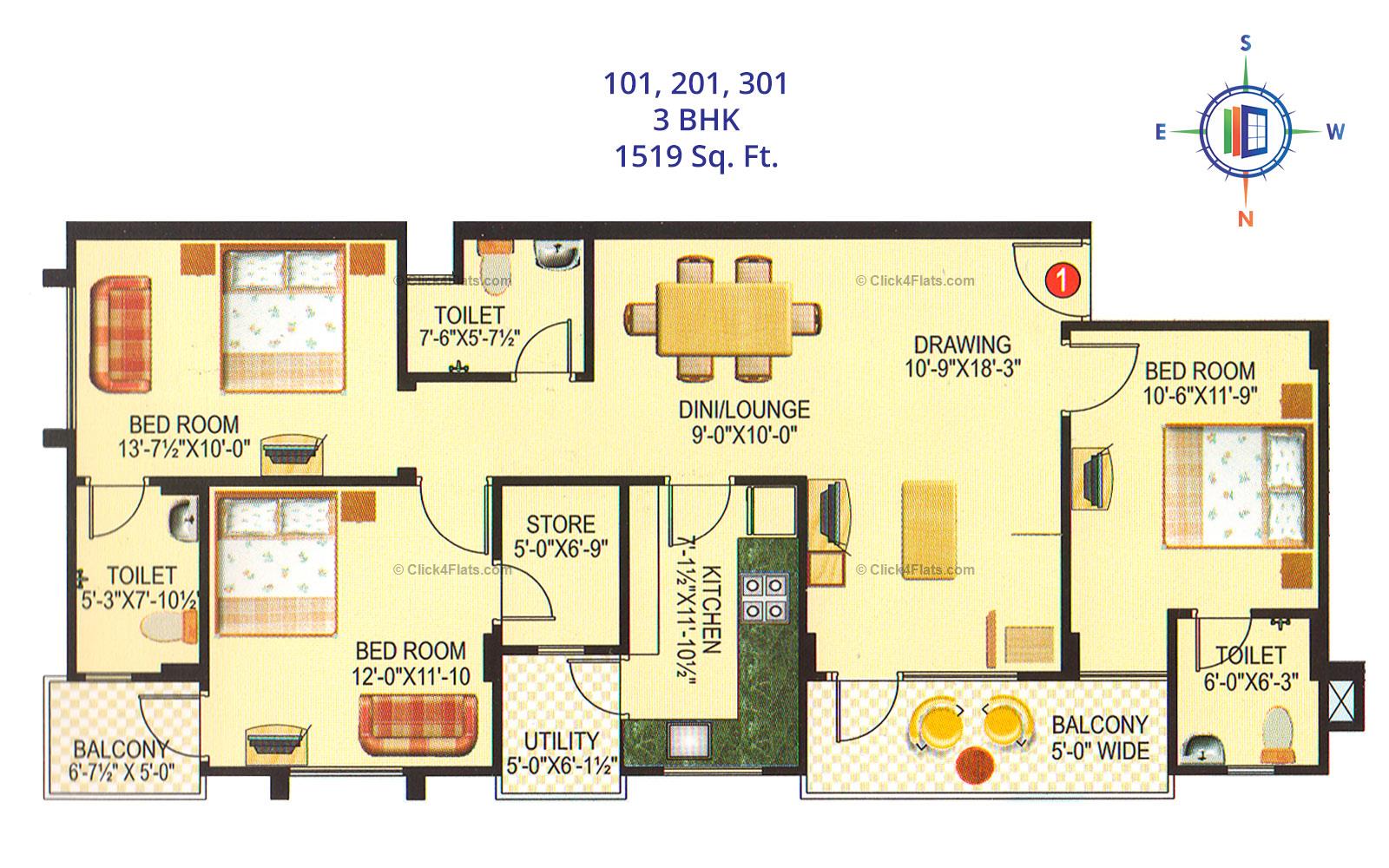 Vardhman Anukampa 3 BHK 