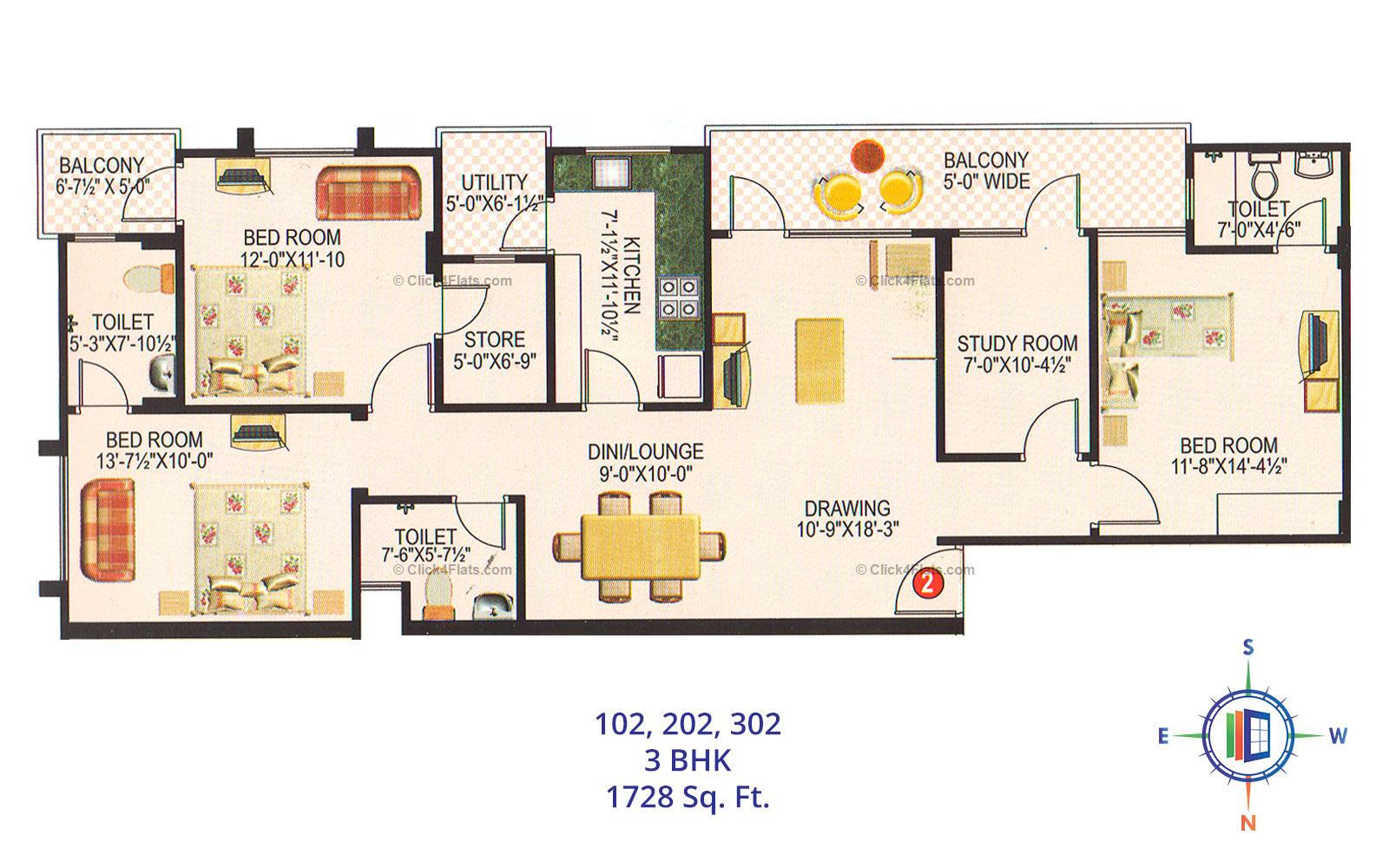 Vardhman Anukampa 3 BHK 