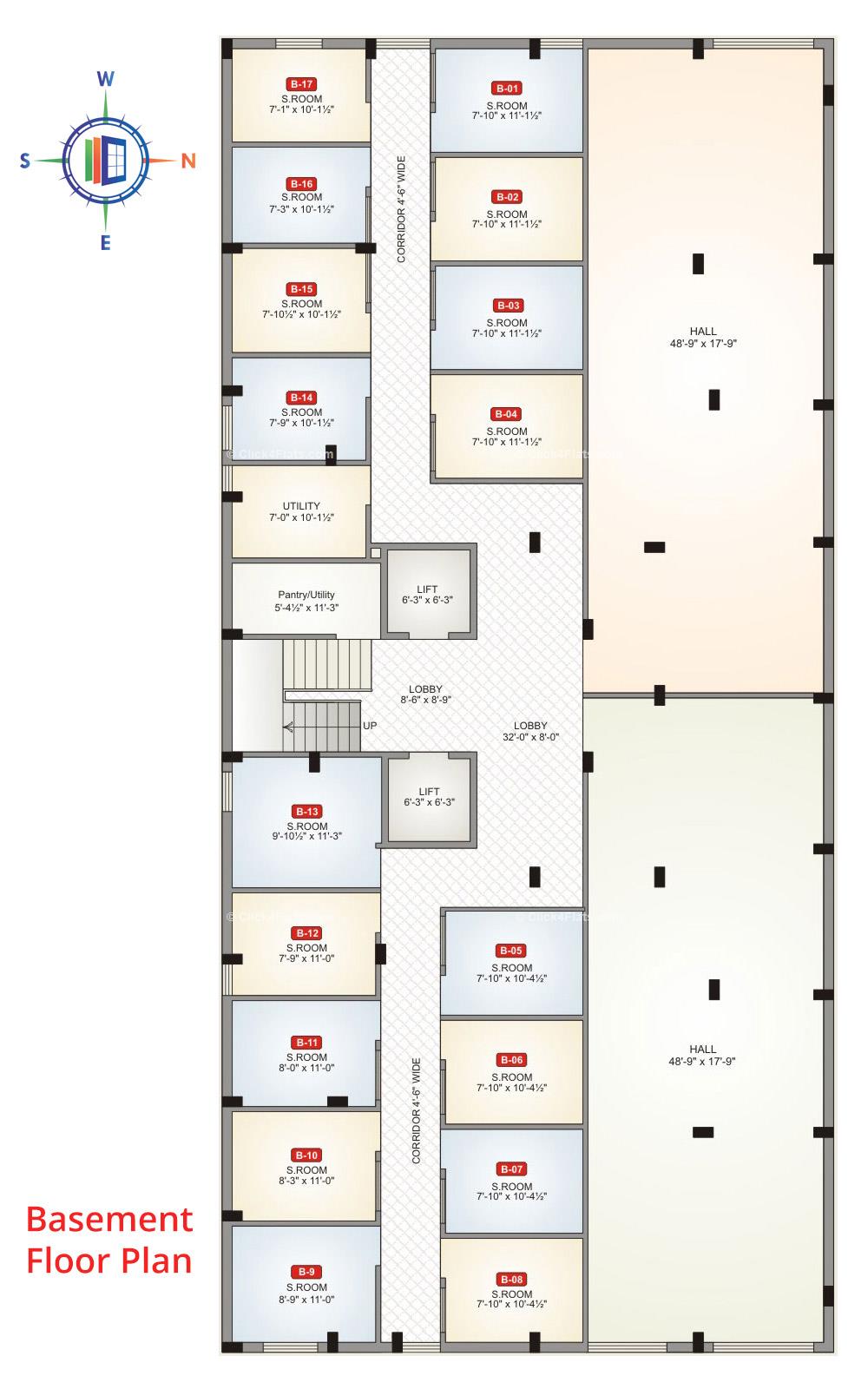 Pearl Imperia Basement Floor Plan