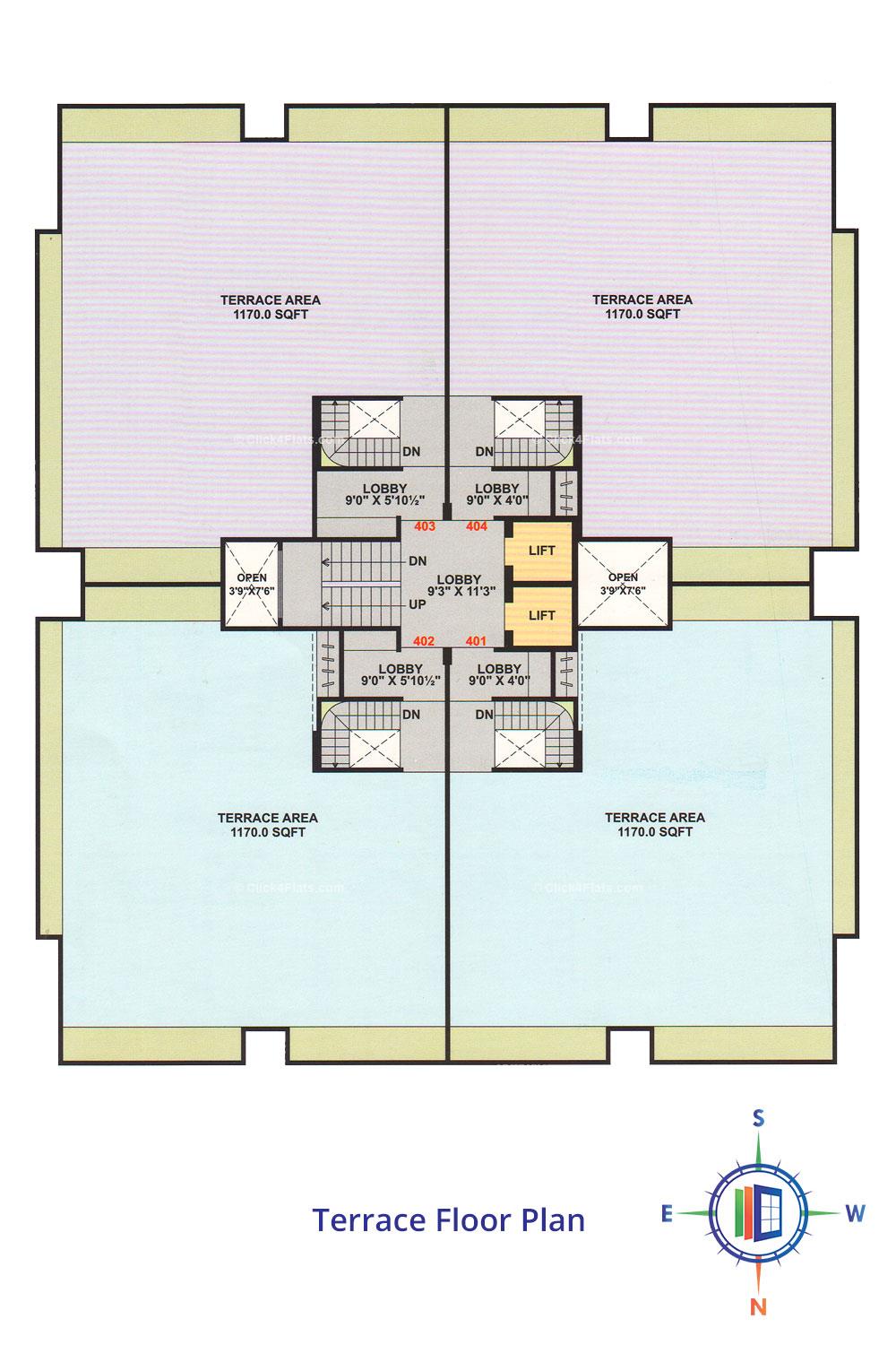 Pearl Arun Terrace Floor Plan