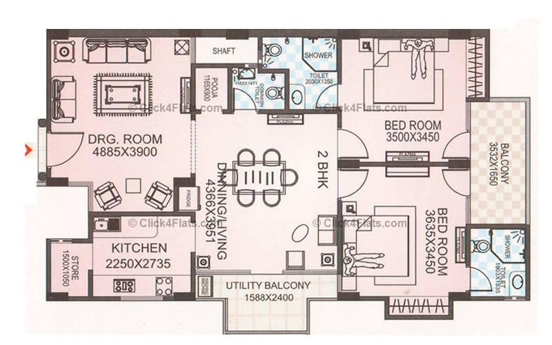 Belvedere Park 2 BHK 