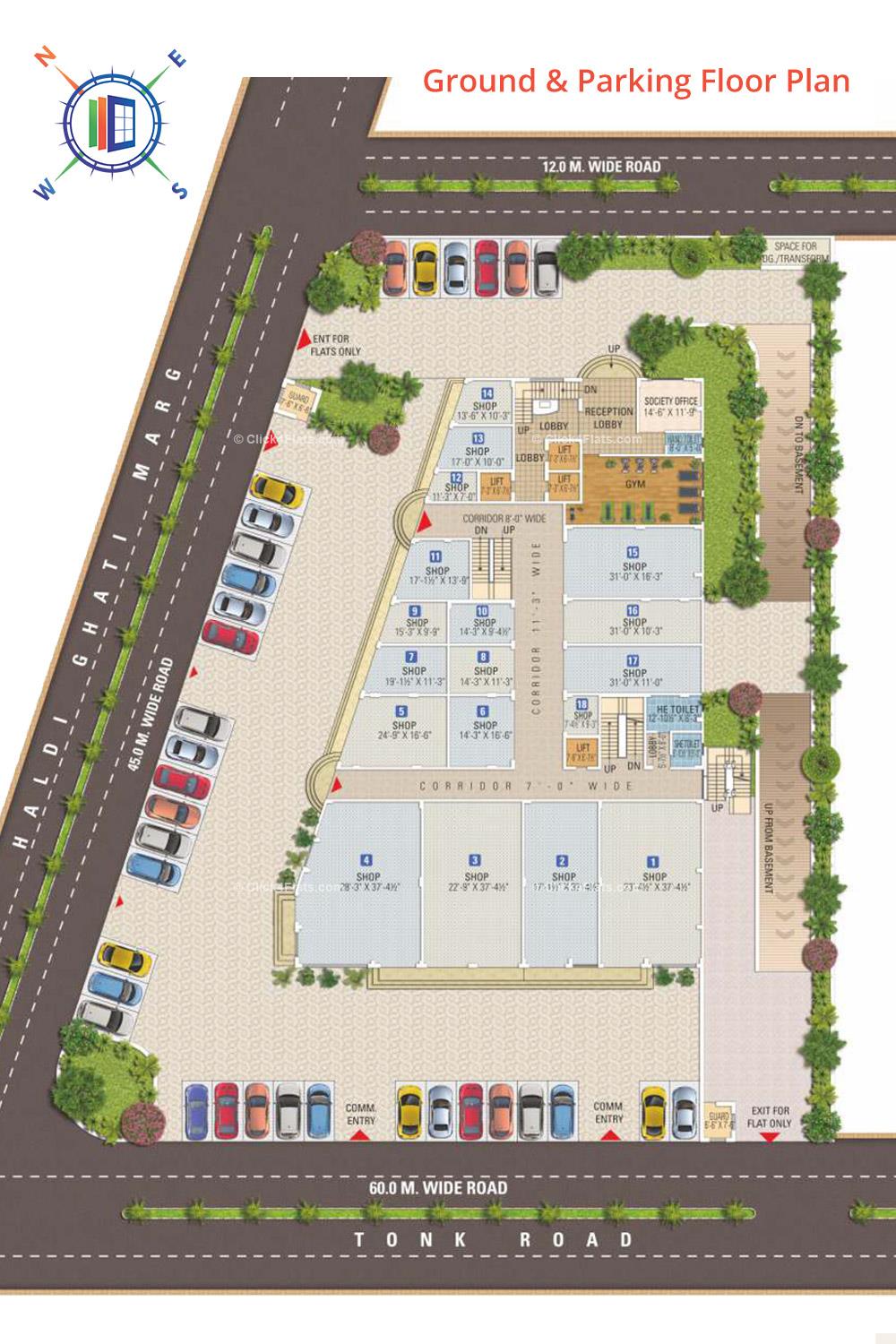 Anand Prime Ground Floor Plan