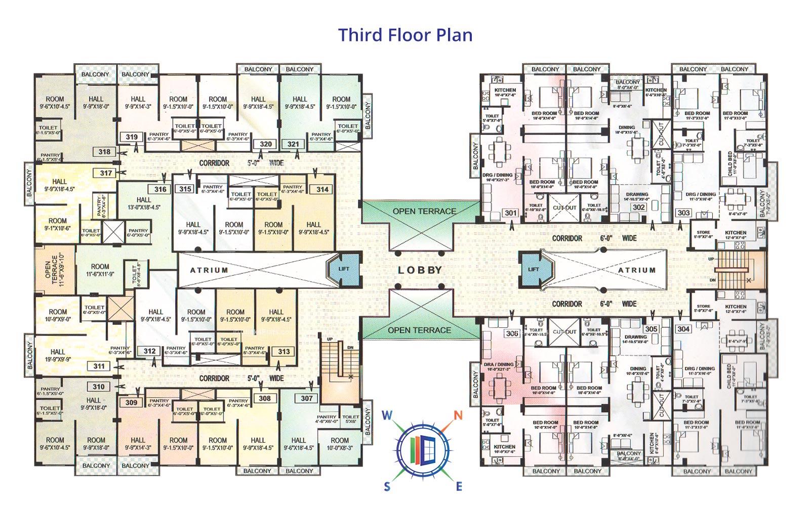 Galaxy Star Third Floor Plan