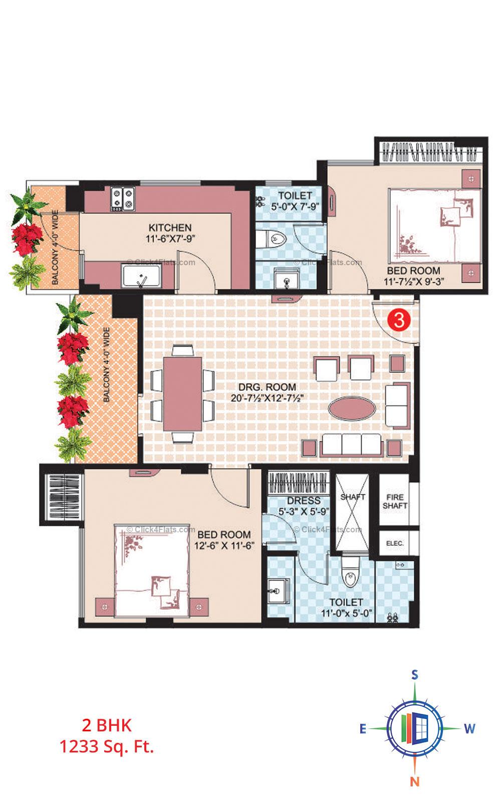 Nakshatra Status 2 BHK 