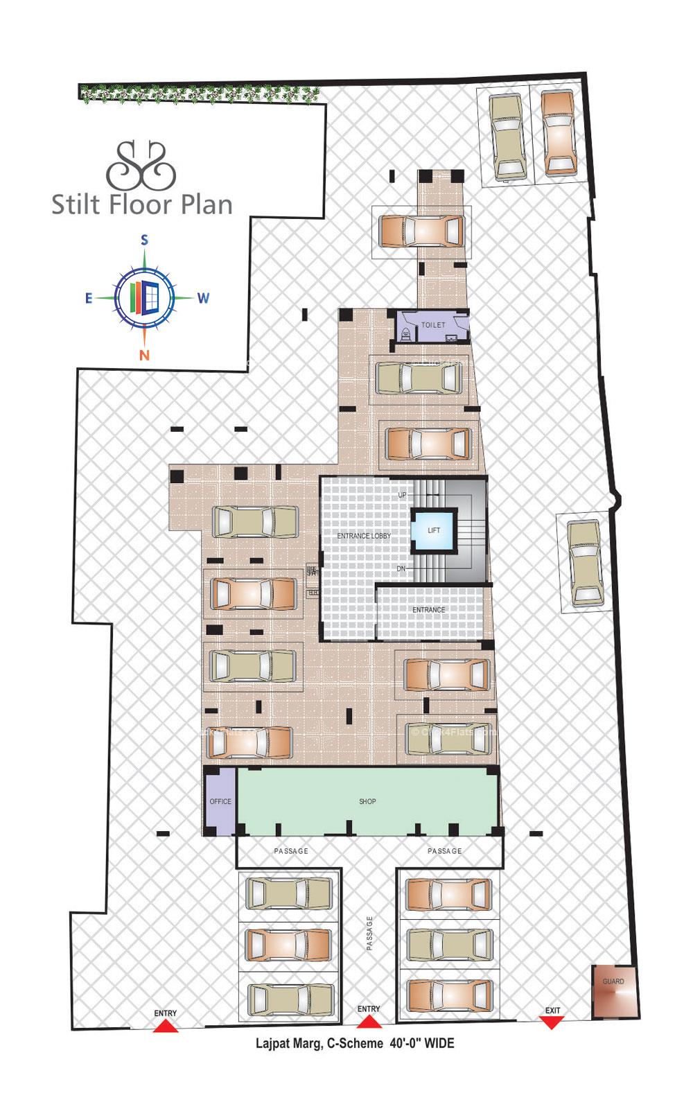 Nakshatra Status Stilt Floor Plan
