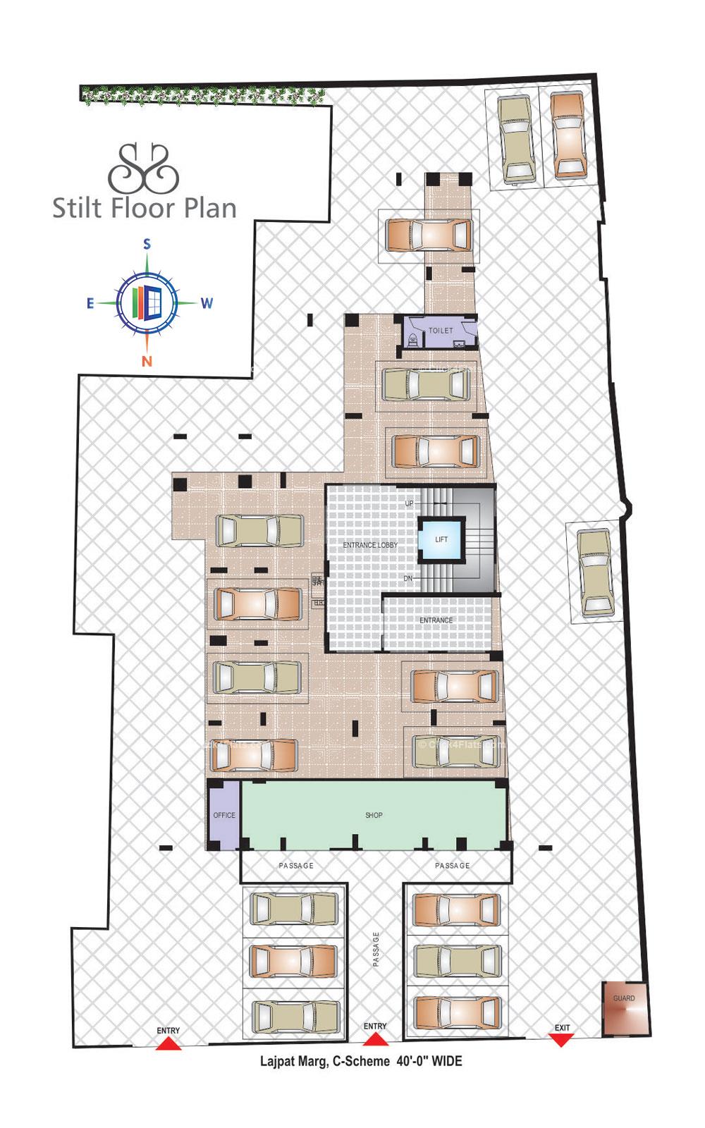 Nakshatra Status Stilt Floor Plan