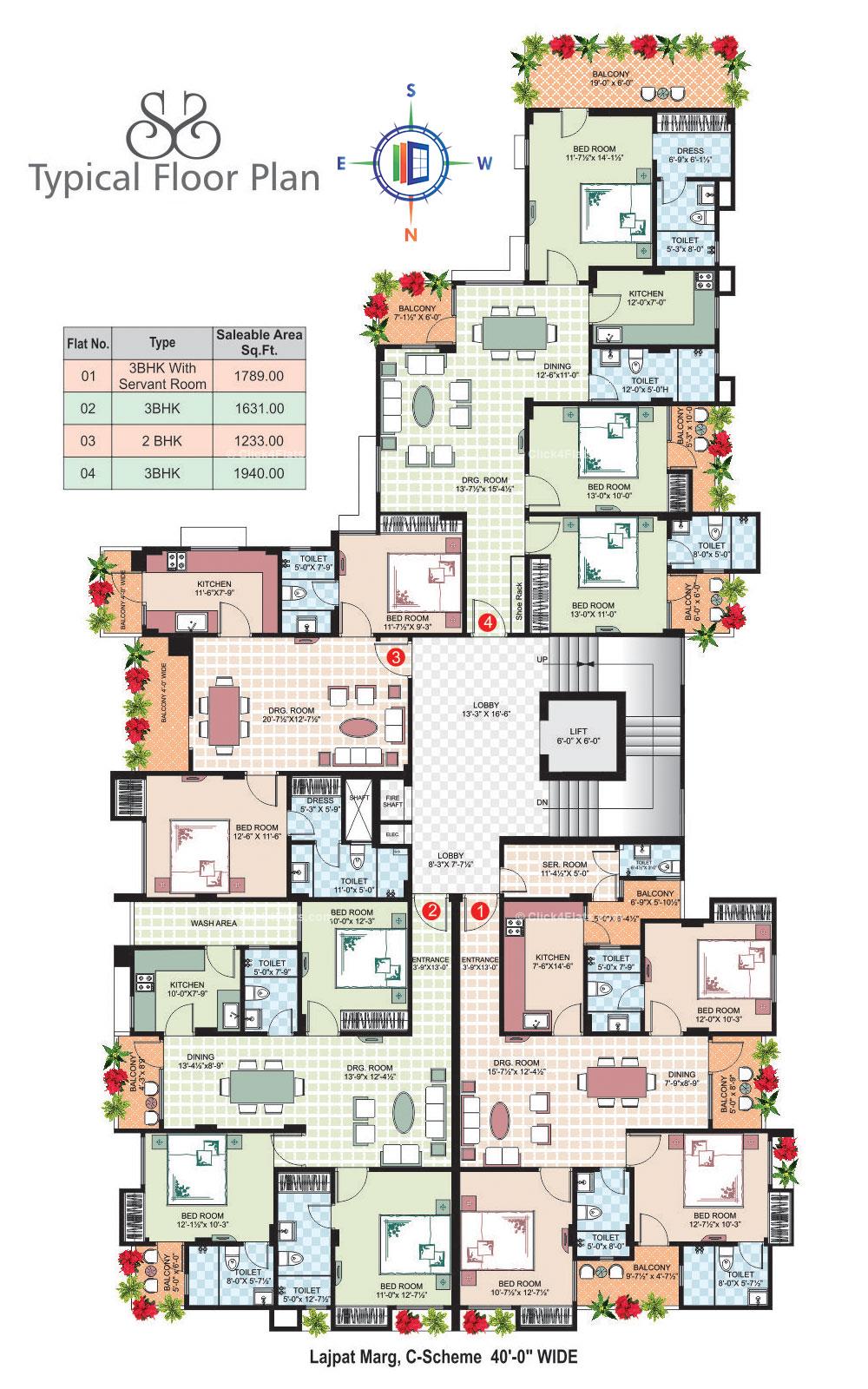 Nakshatra Status Typical Floor Plan