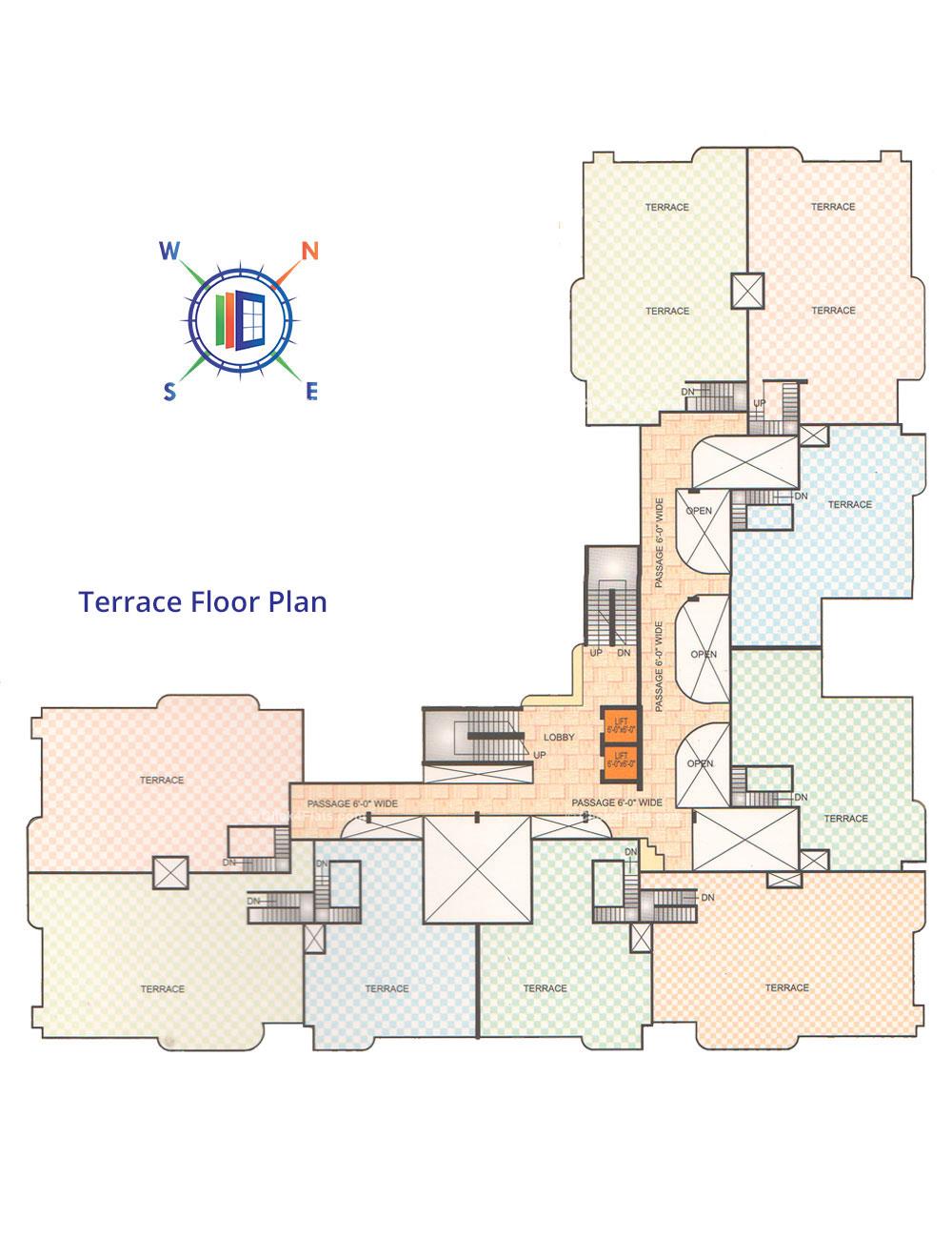 Riddhi Siddhi Terrace Floor Plan