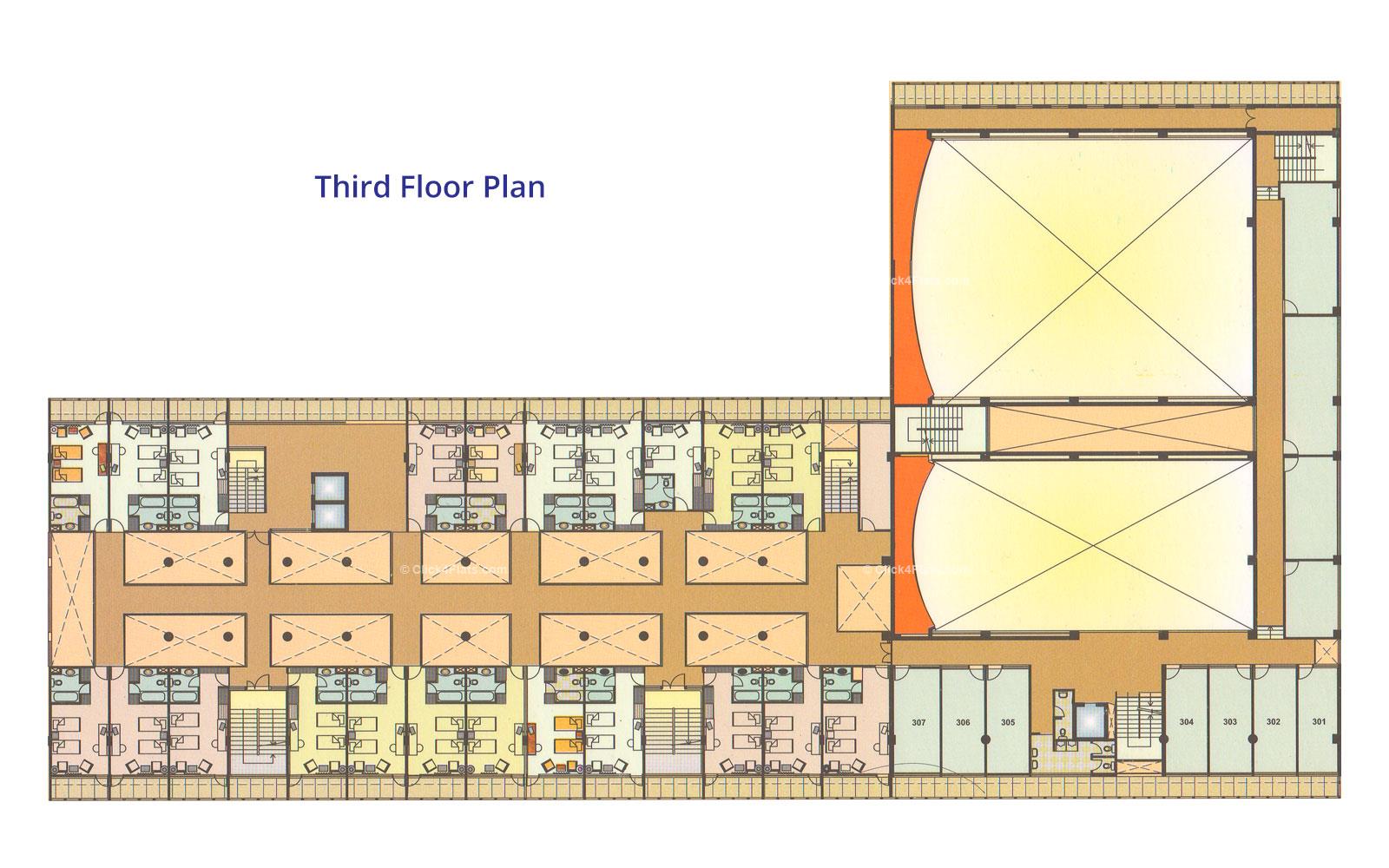 City Star Multiplex Third Floor Plan