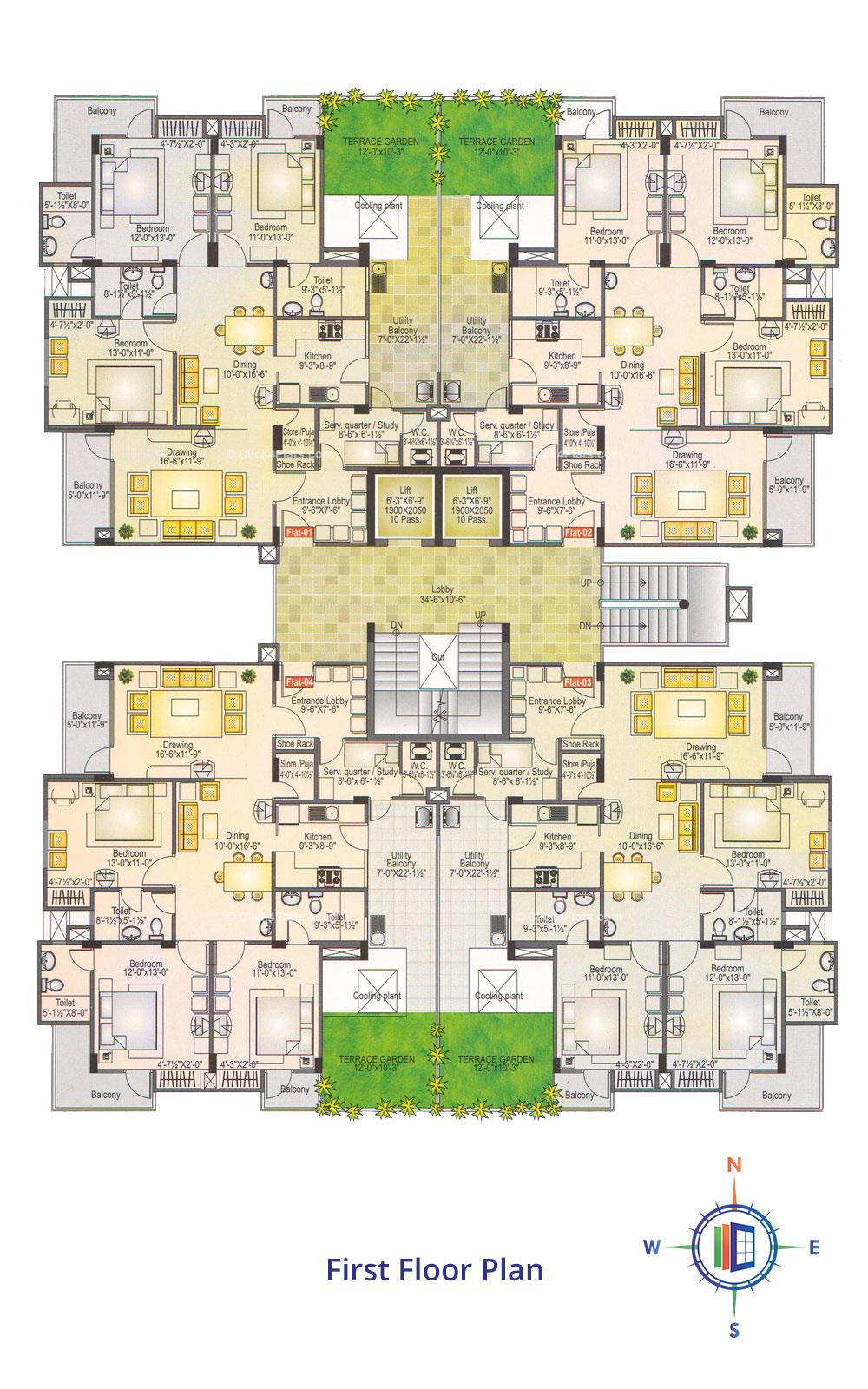 Akshat Nilay First Floor Plan
