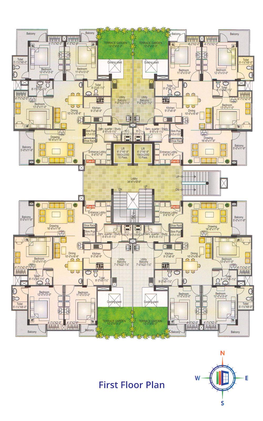 Akshat Nilay First Floor Plan