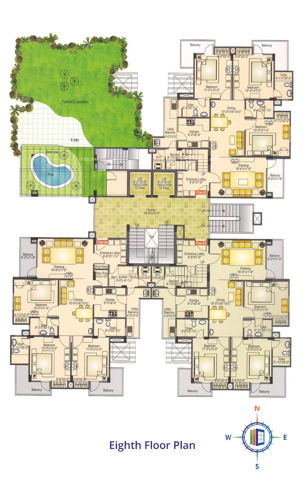 Akshat Nilay Eighth Floor Plan