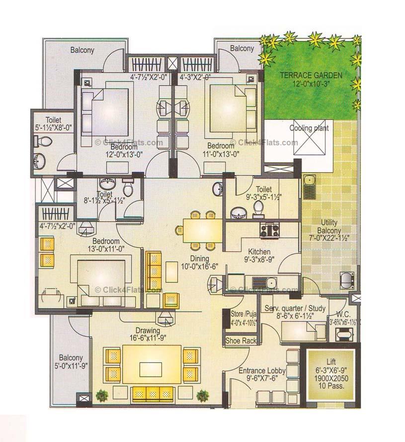 Akshat Nilay 3 BHK 