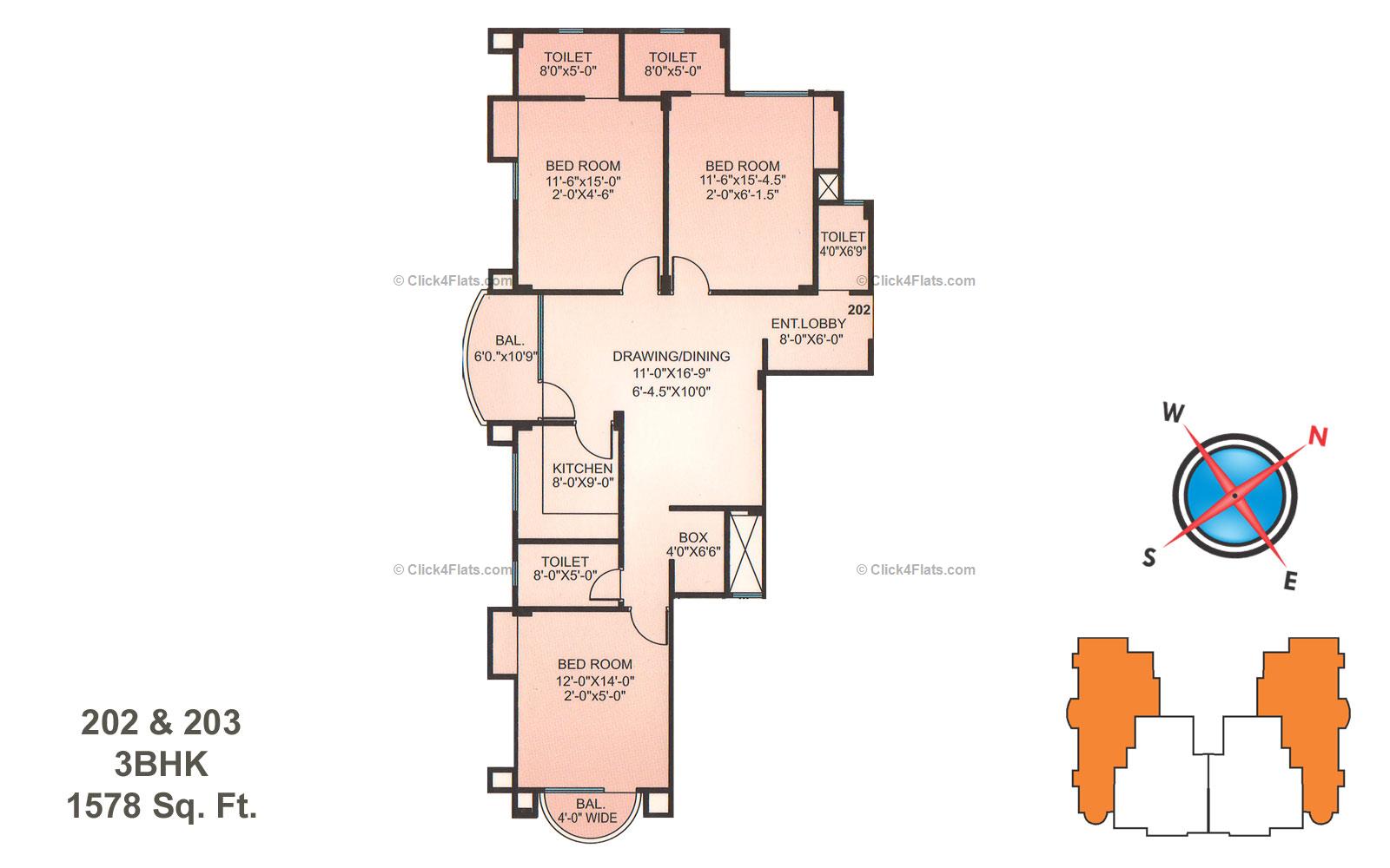 Whispering Palms 3 BHK 