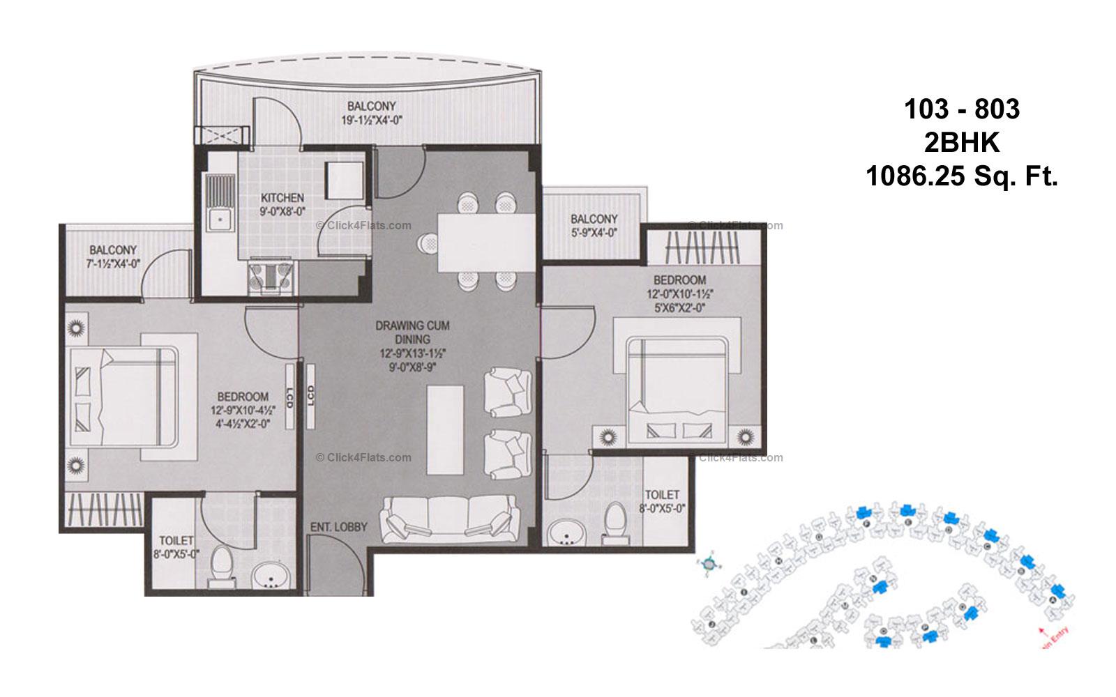 Mahima Panorama 2 BHK 