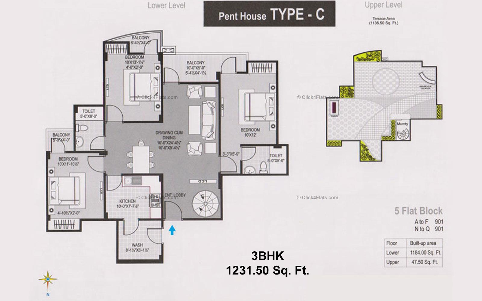 Mahima Panorama 3 BHK 