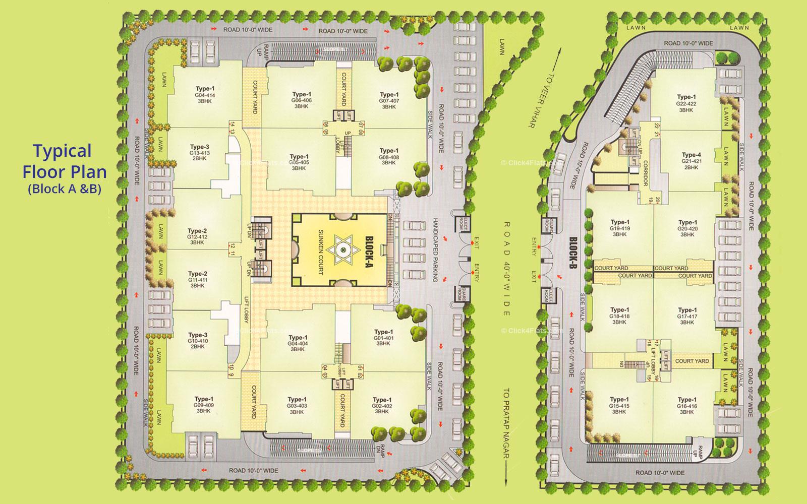 Vaishali Retreat Typical Floor Plan