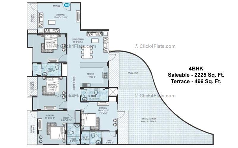 Sapphire Green 4 BHK 