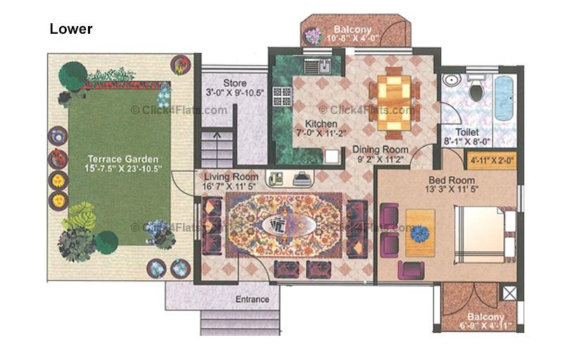 Royal Ensign 3 BHK 