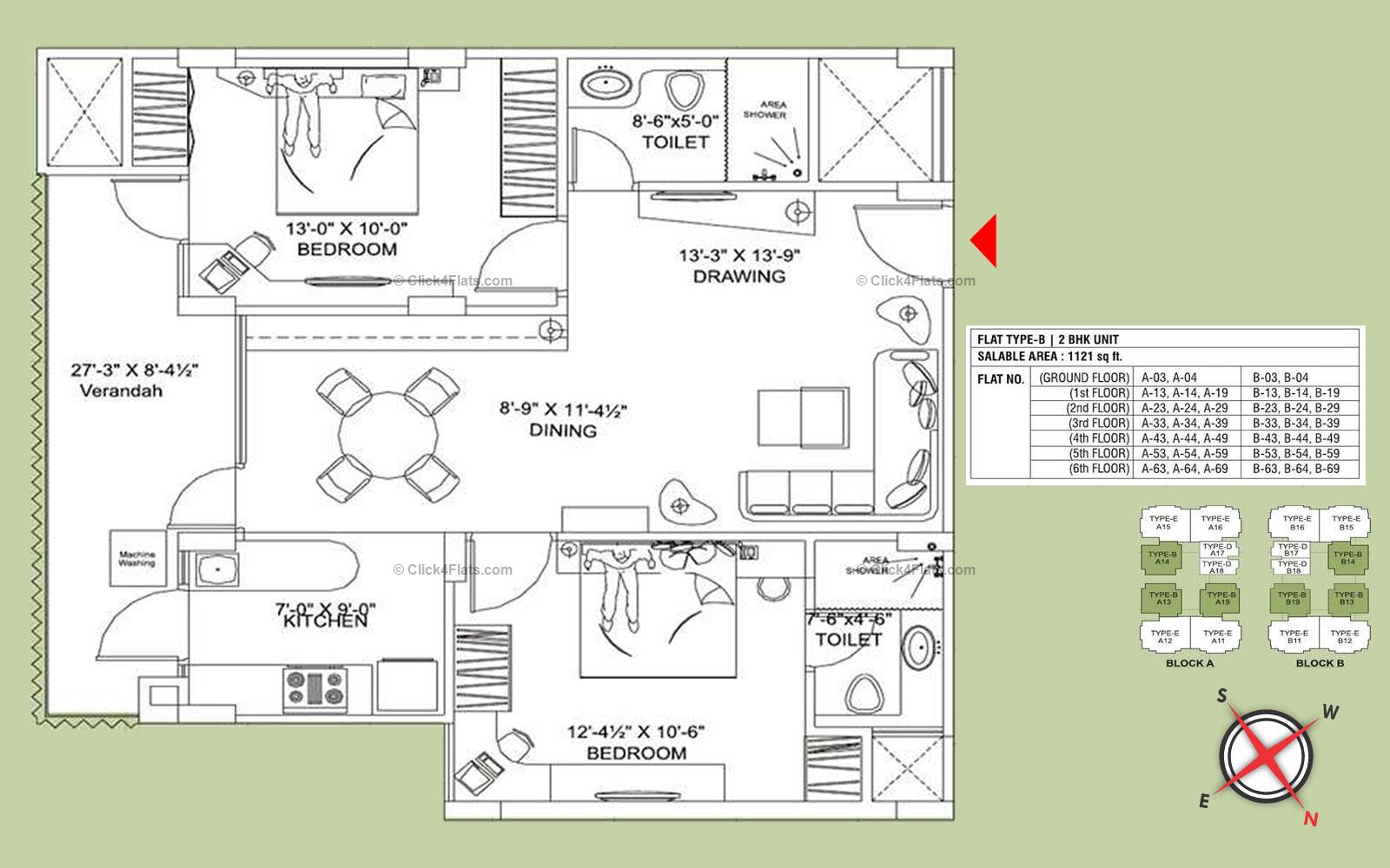 Kohinoor Garden 2 BHK 