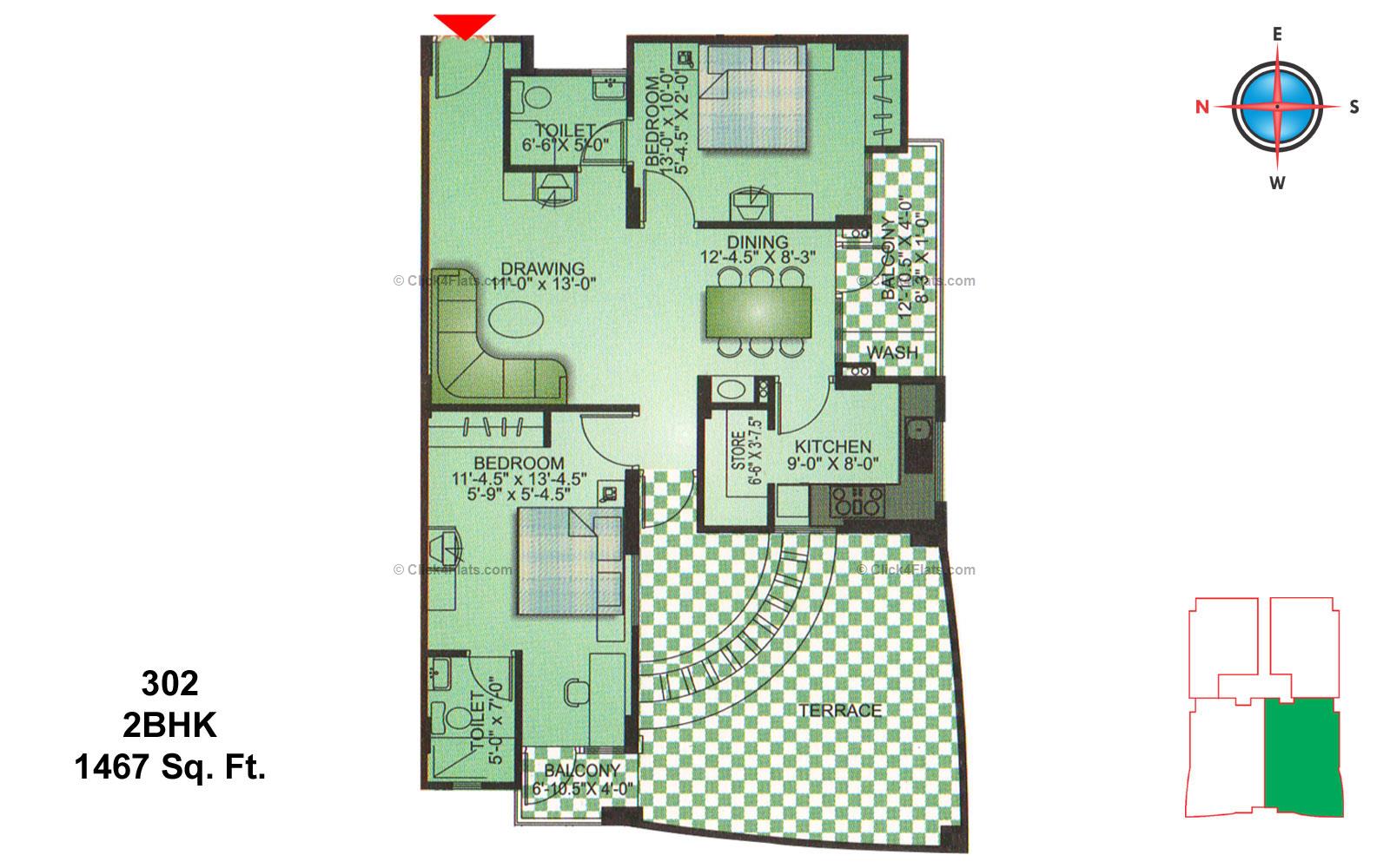 Sunshine Signature 2 BHK 