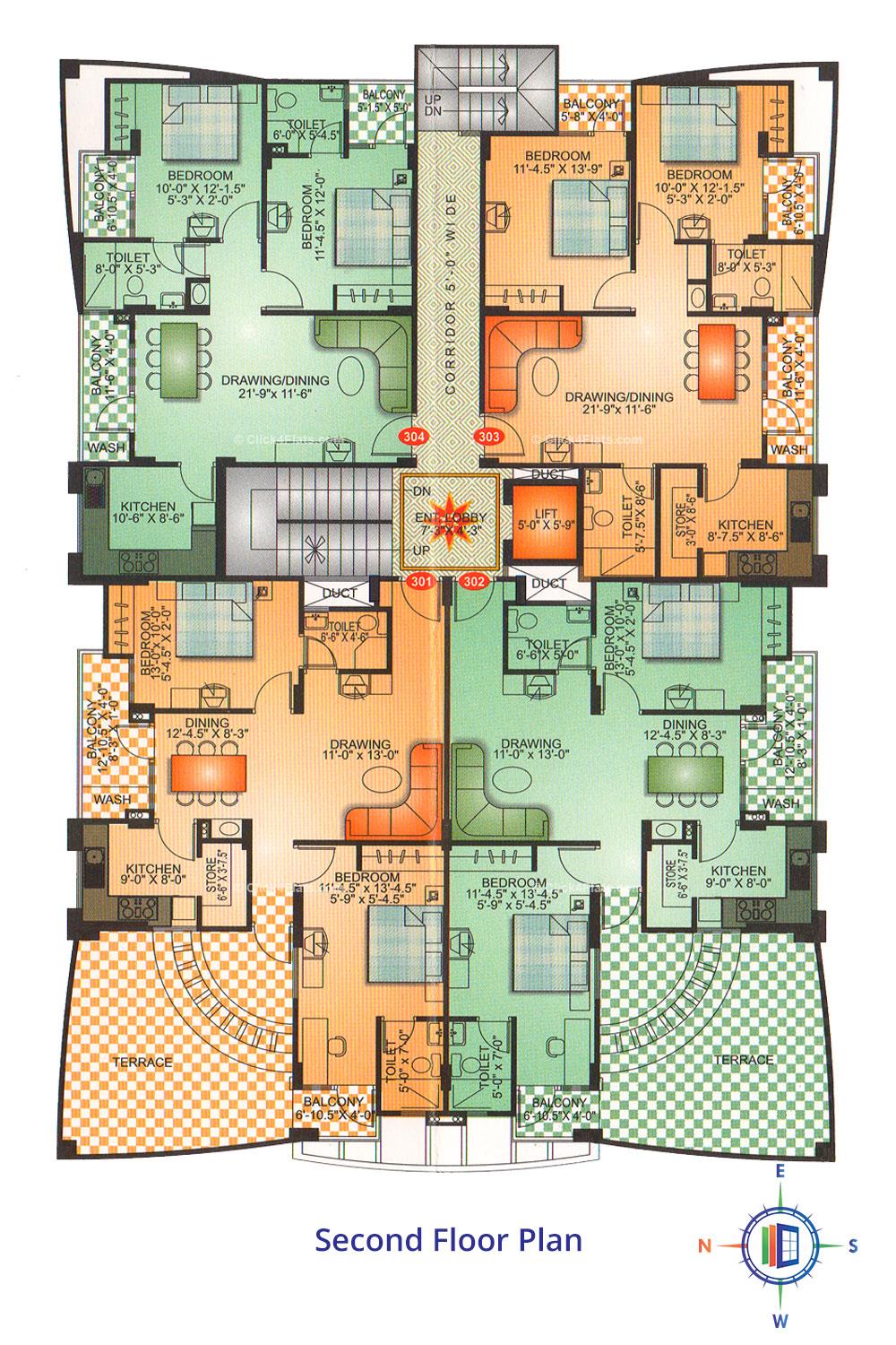 Sunshine Signature Second Floor Plan