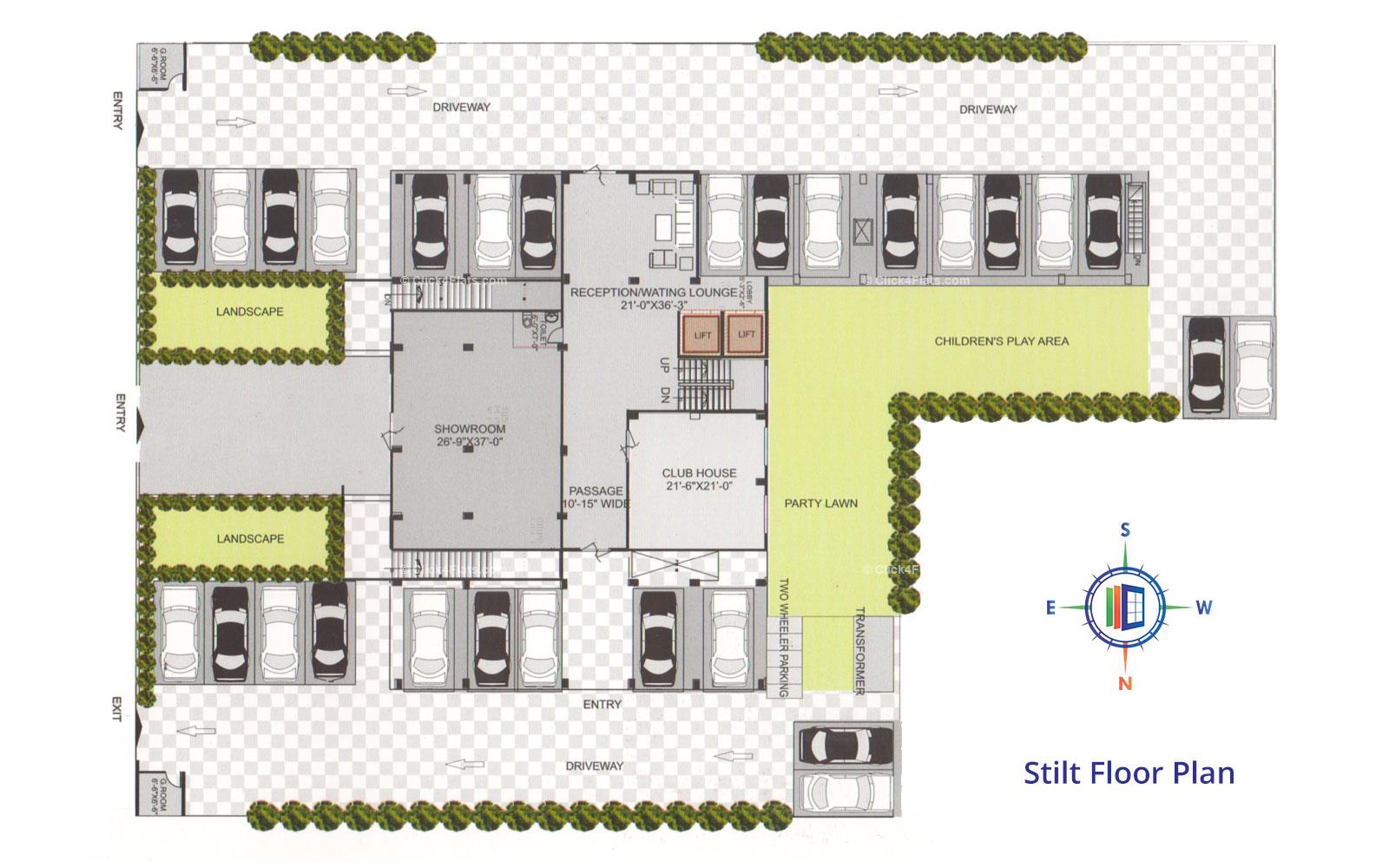 Pearl Edge Stilt Floor Plan