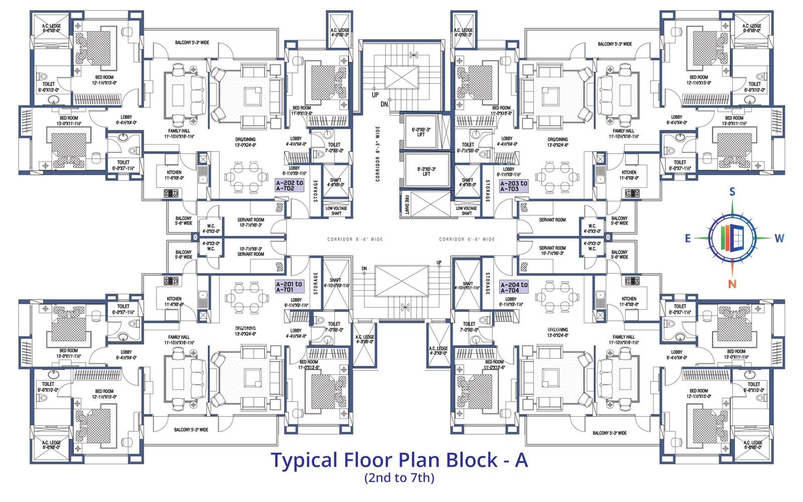 Aurum Typical Floor Plan Block B