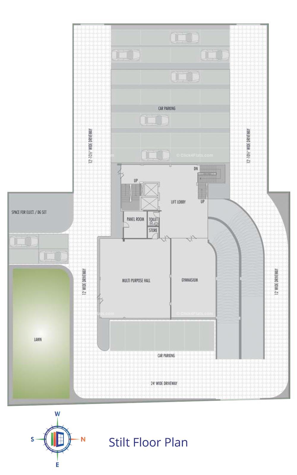 Park Vaishali Stilt Floor Plan