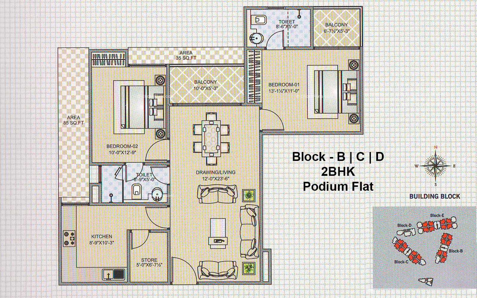 Park Regency 2 BHK 