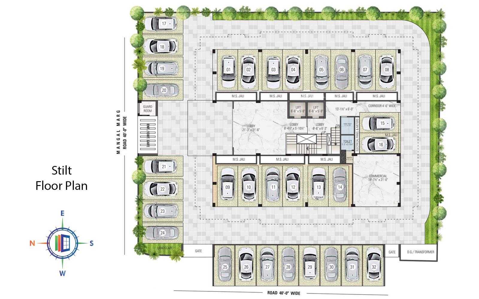 Pearl Fortune Stilt Floor Plan