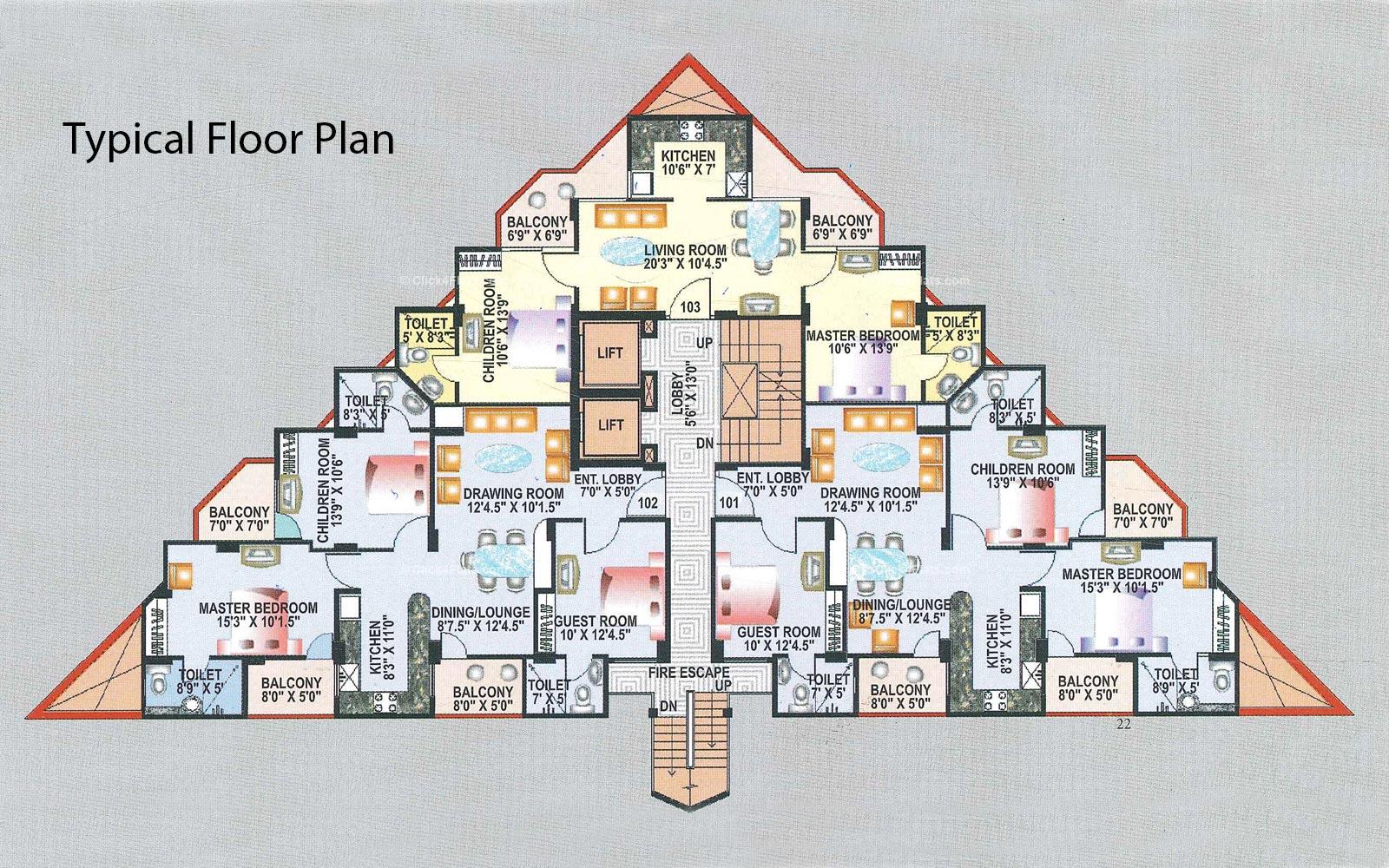 Prim Perch Typical Floor Plan