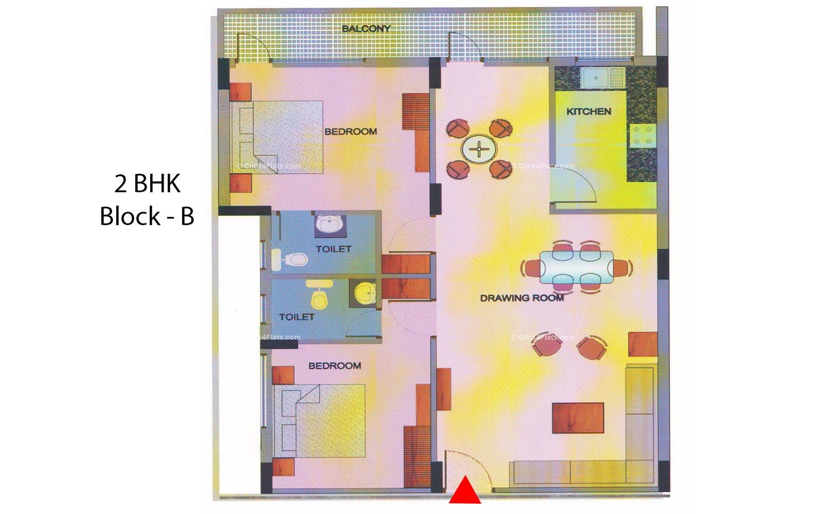 Raheja 2 BHK 