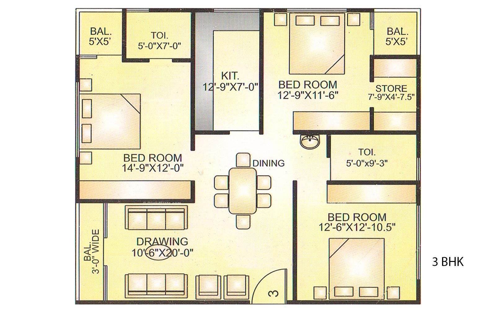 Raj Vilas 2 3 BHK 