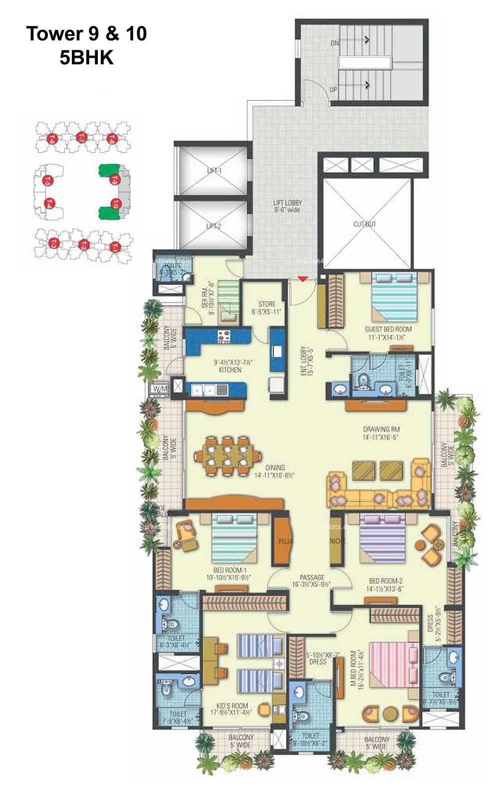 Rangoli Greens 5 BHK 