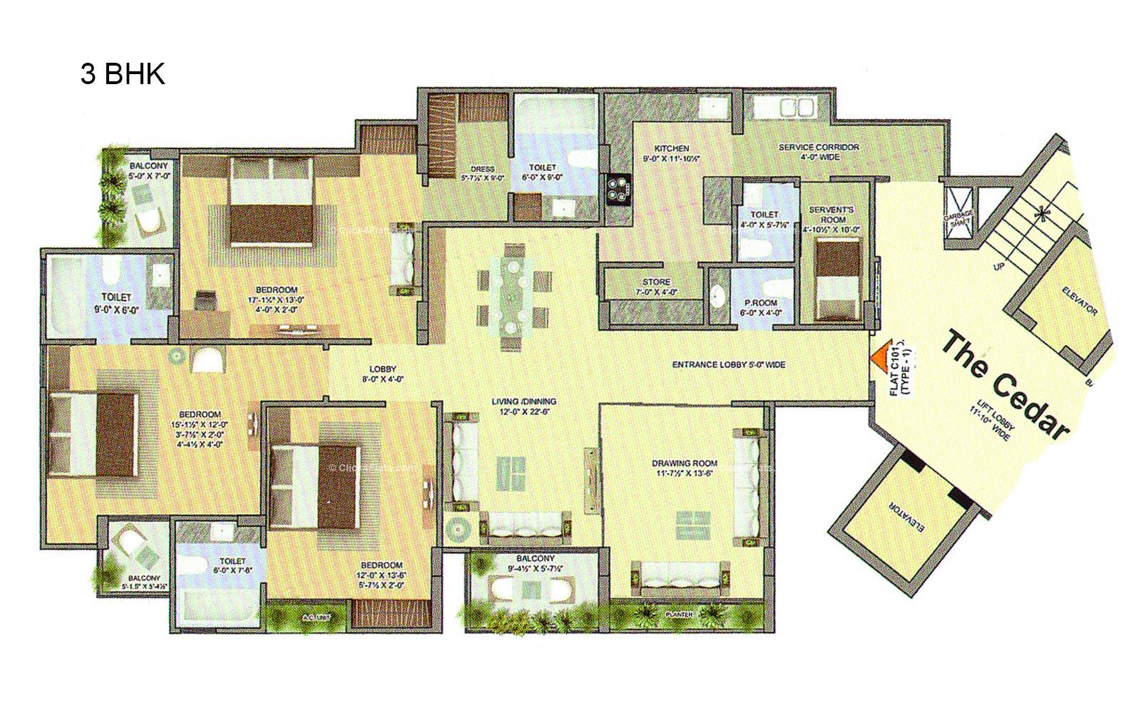 Radiant Casa 3 BHK 