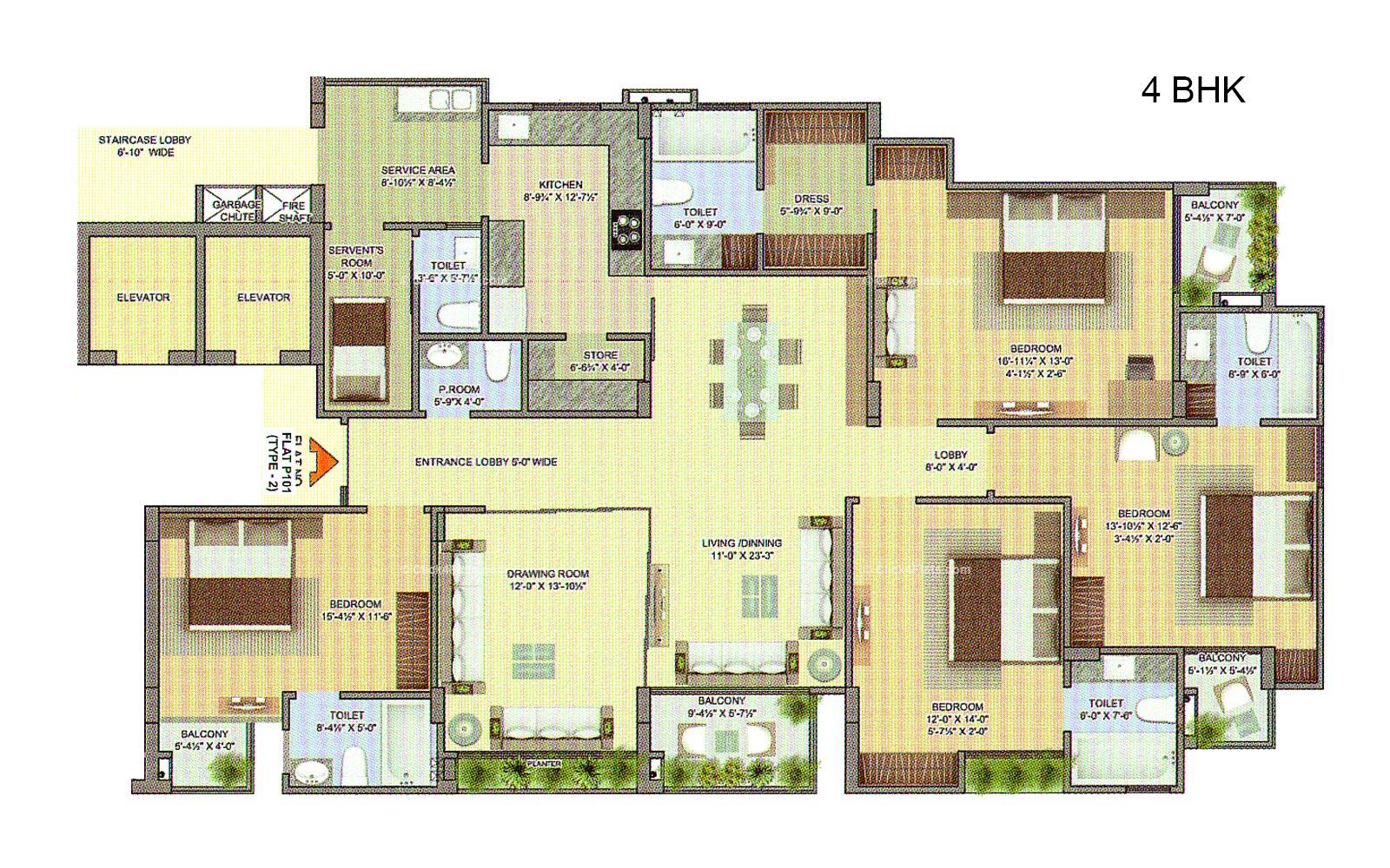 Radiant Casa 4 BHK 