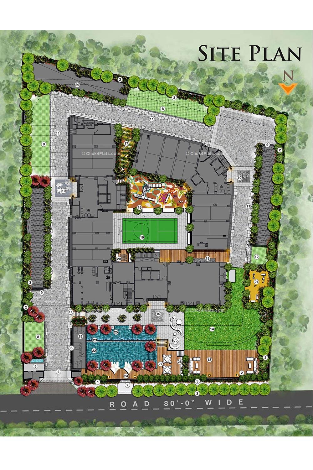 Radiant Casa Site Plan