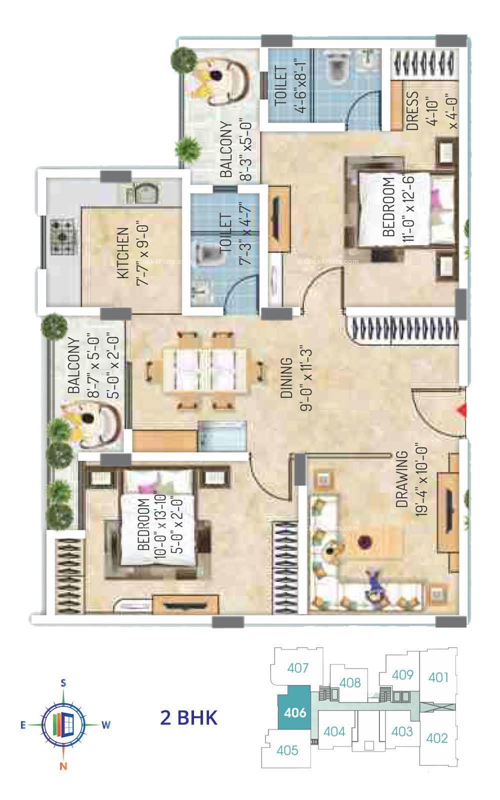 Royal Regalia 2 BHK 